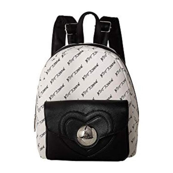 Betsey Johnson Heart Lock Backpack NWOT - Picture 1 of 4